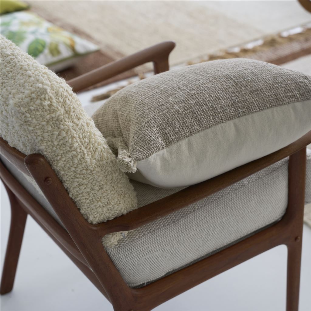 Charroux Natural Boucle Cushion