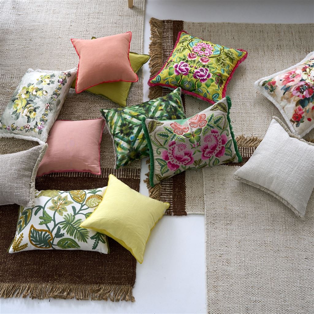 Foglia Decorativa Moss Cotton Cushion