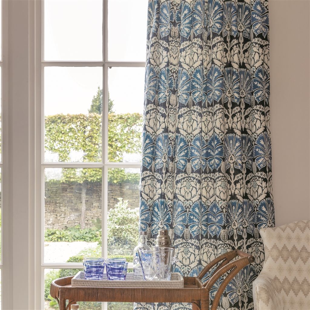Ottoman Damask Indaco 