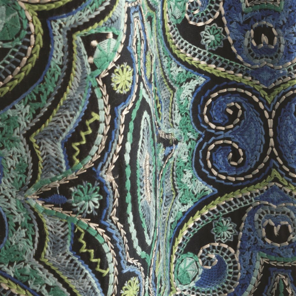 Bukhara Ocean Fabric | William Yeoward