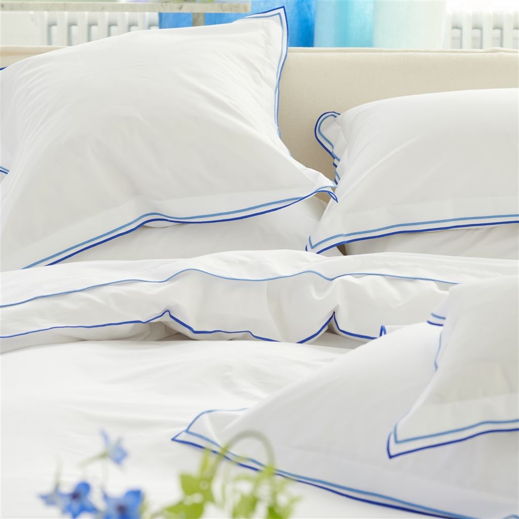 Astor Cobalt Cotton Bed Linen