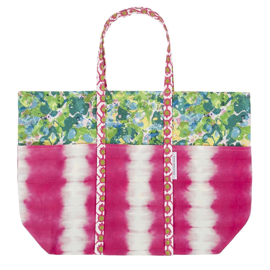 Savine Odisha Fuchsia Beach Bag 