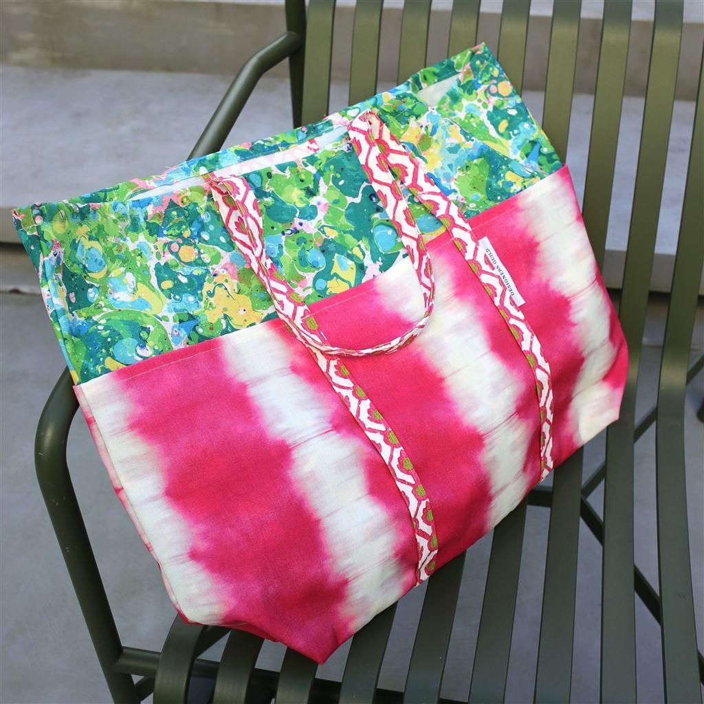 Savine Odisha Fuchsia Beach Bag 