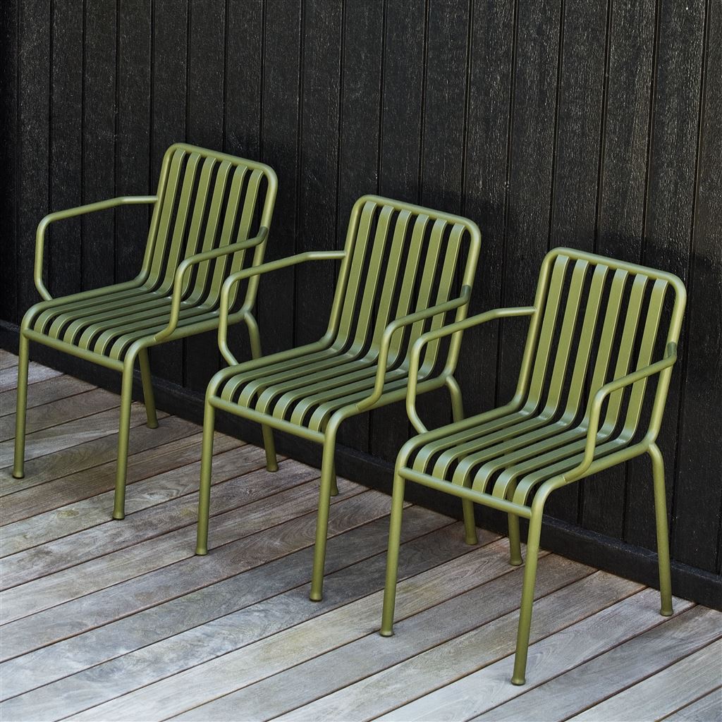 HAY Palissade Olive Armchair