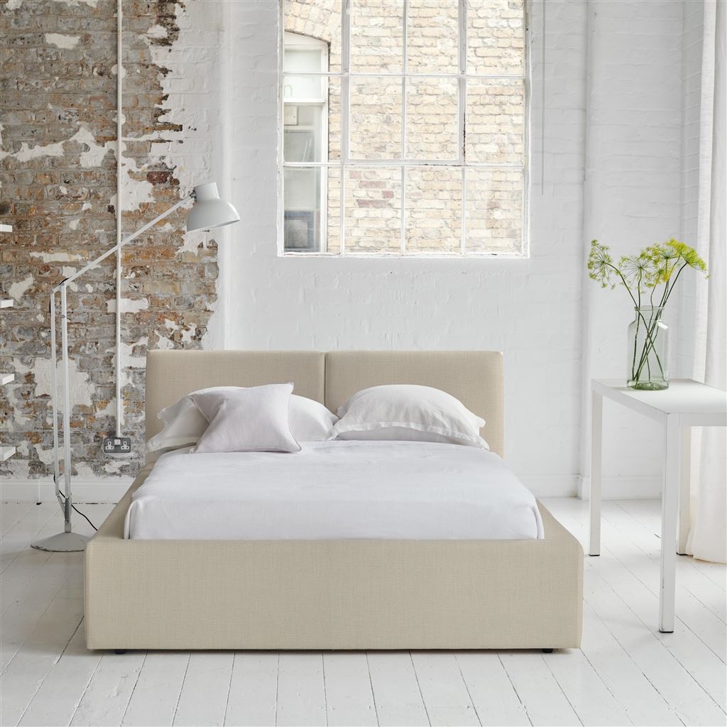 Modena Bed -Single - Brera Lino - Parchment