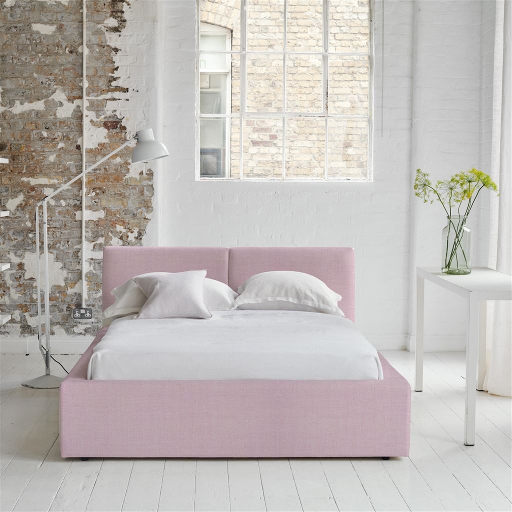 Modena Bed -Single - Brera Lino - Pale Rose