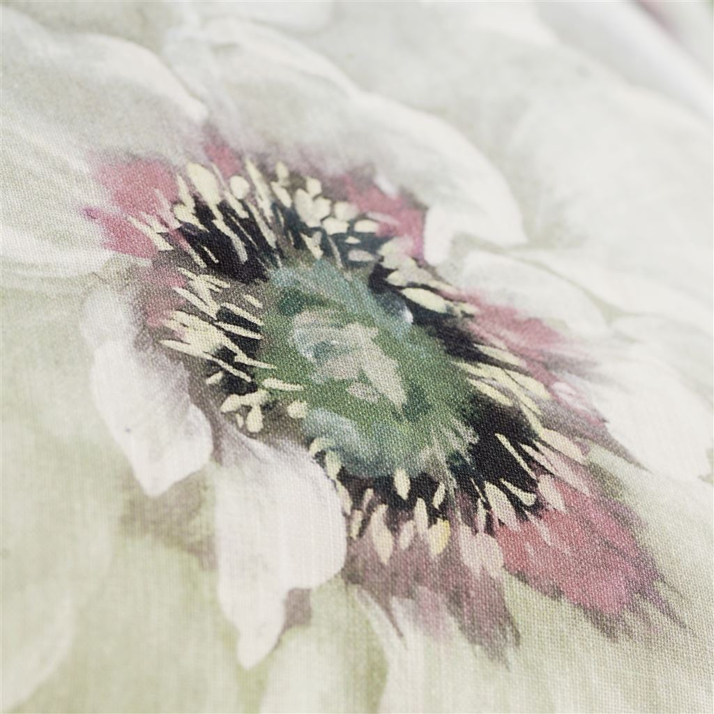 Fleur Blanche Eau De Nil Pure Linen Bed Linen