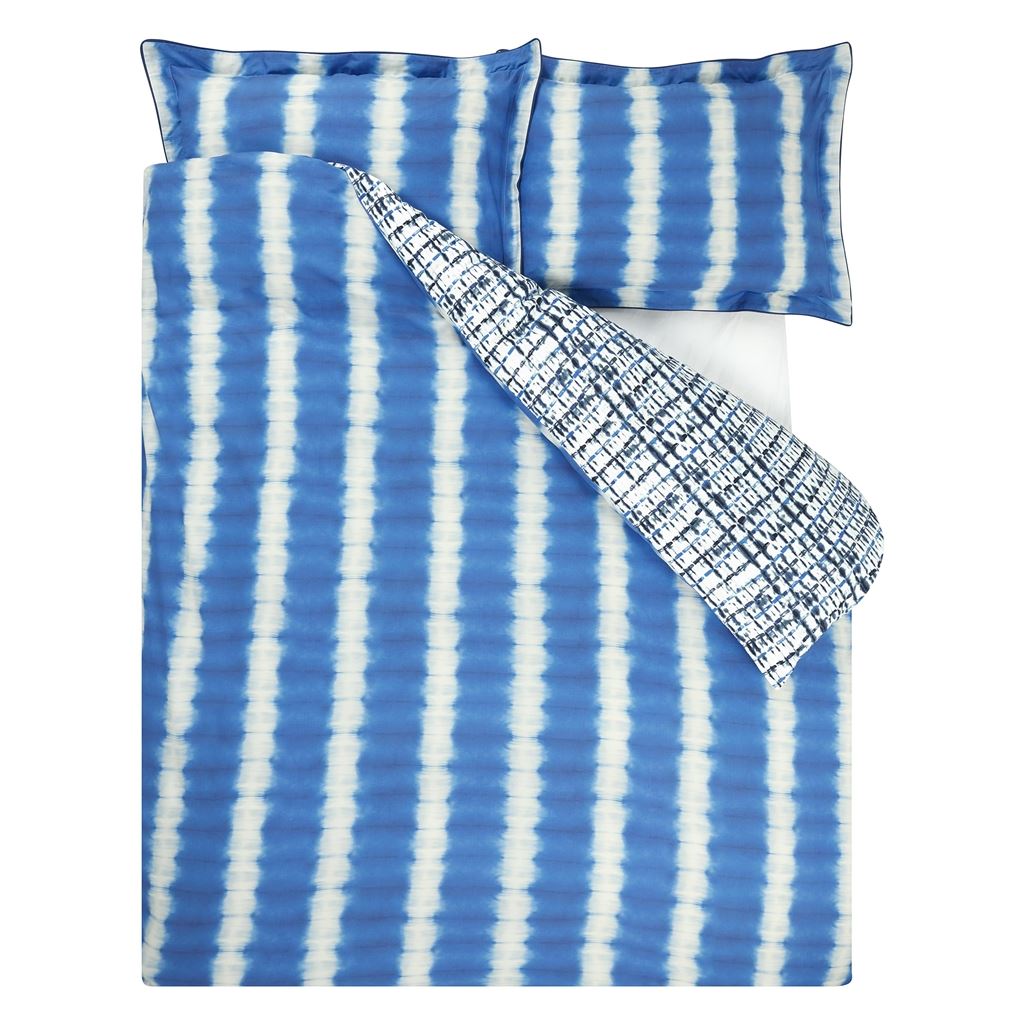 Savine Cobalt Double Duvet Cover Set