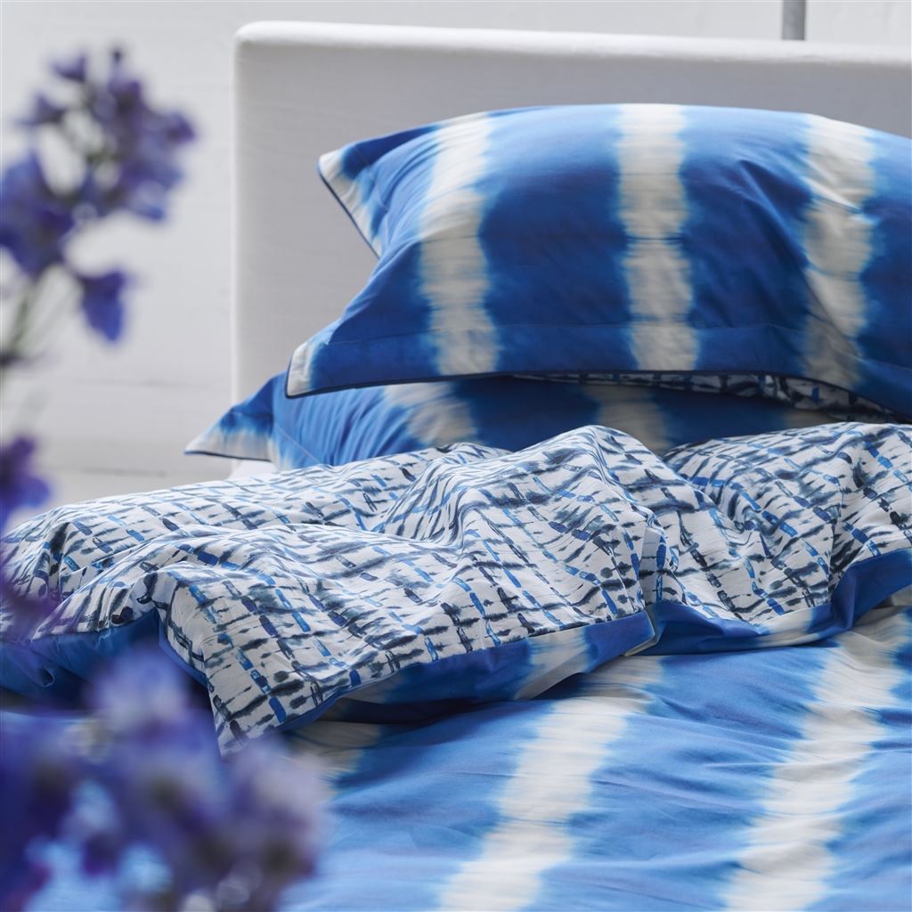 Savine Cobalt Cotton Bed Linen