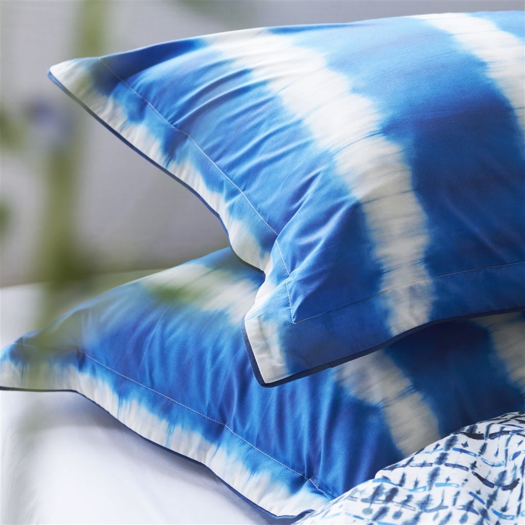 Savine Cobalt Cotton Bed Linen