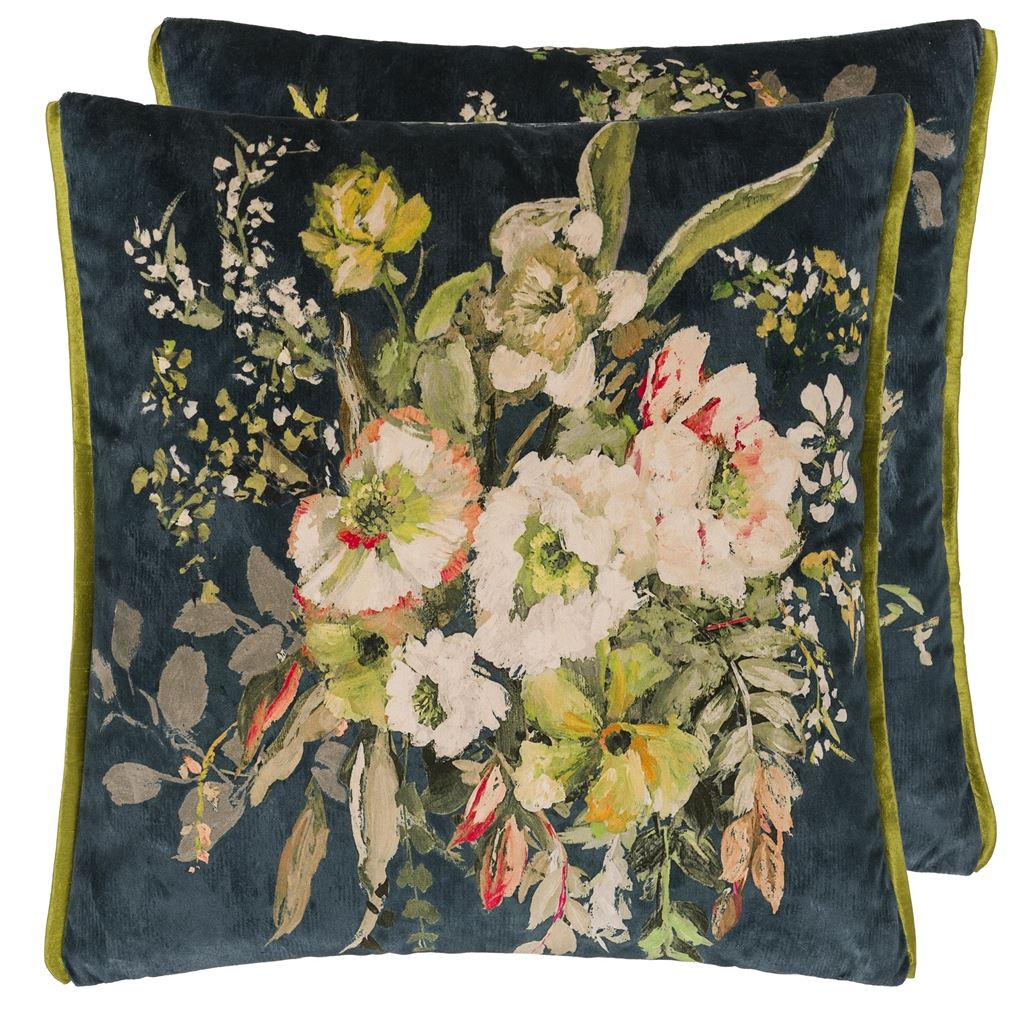Margaretta Velours Noir Cushion
