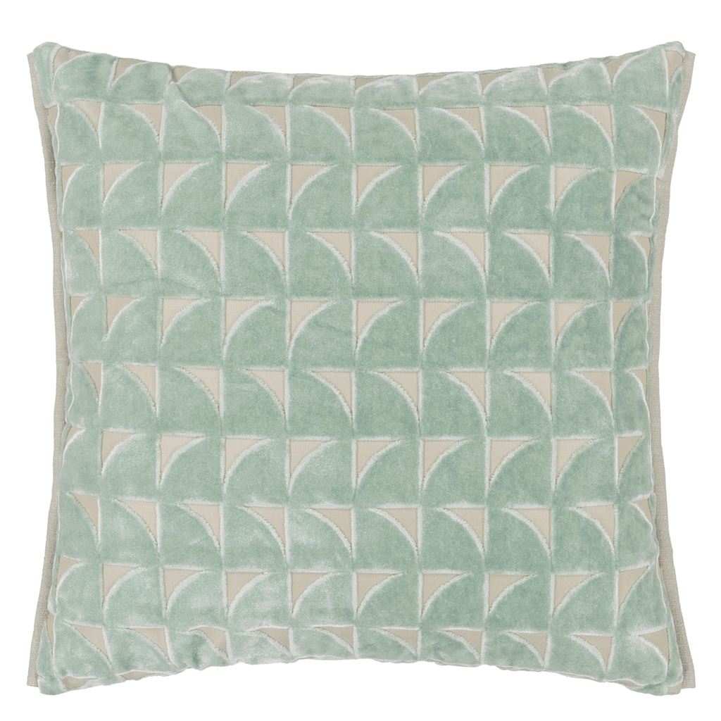 Marquise Duck Egg Cushion