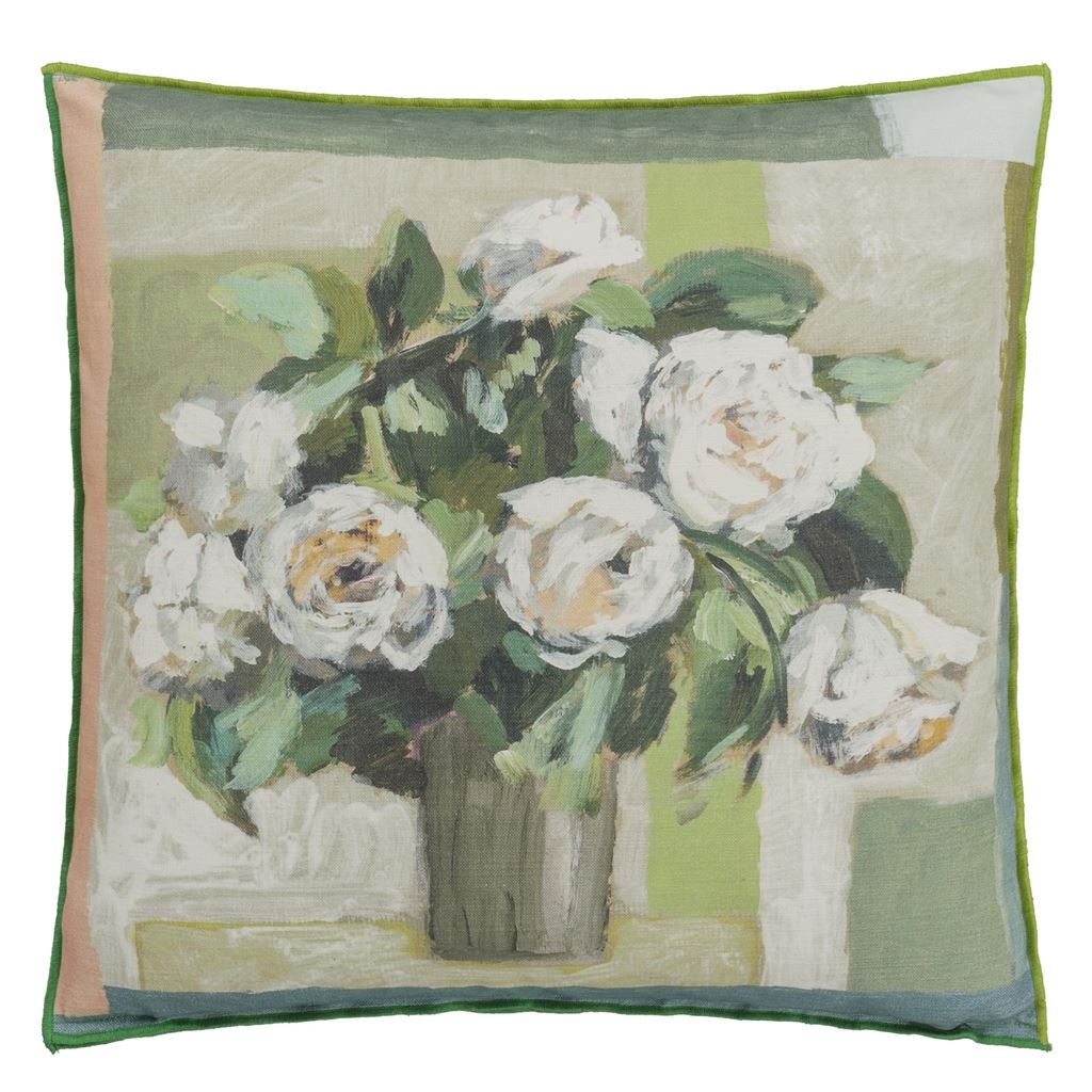 Celadon Vase Celadon Cushion