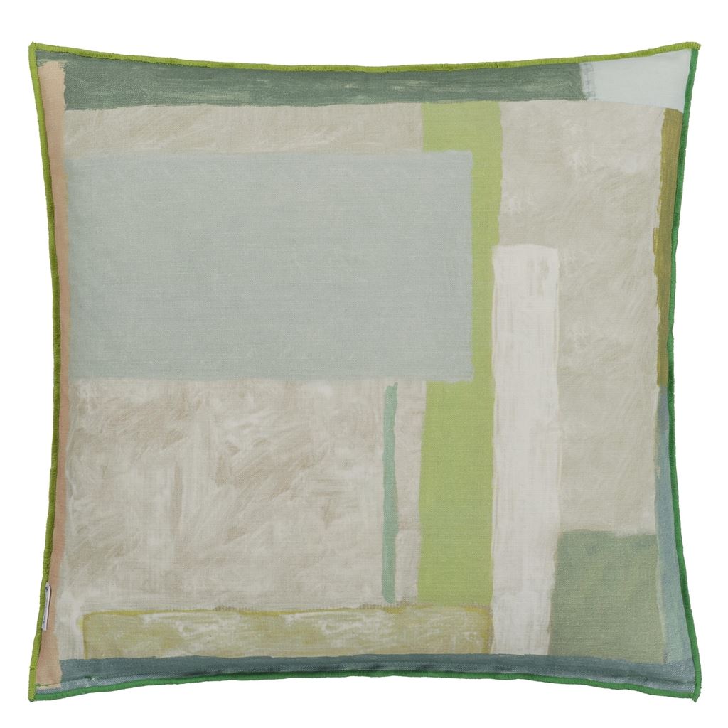 Celadon Vase Celadon Cushion - Reverse