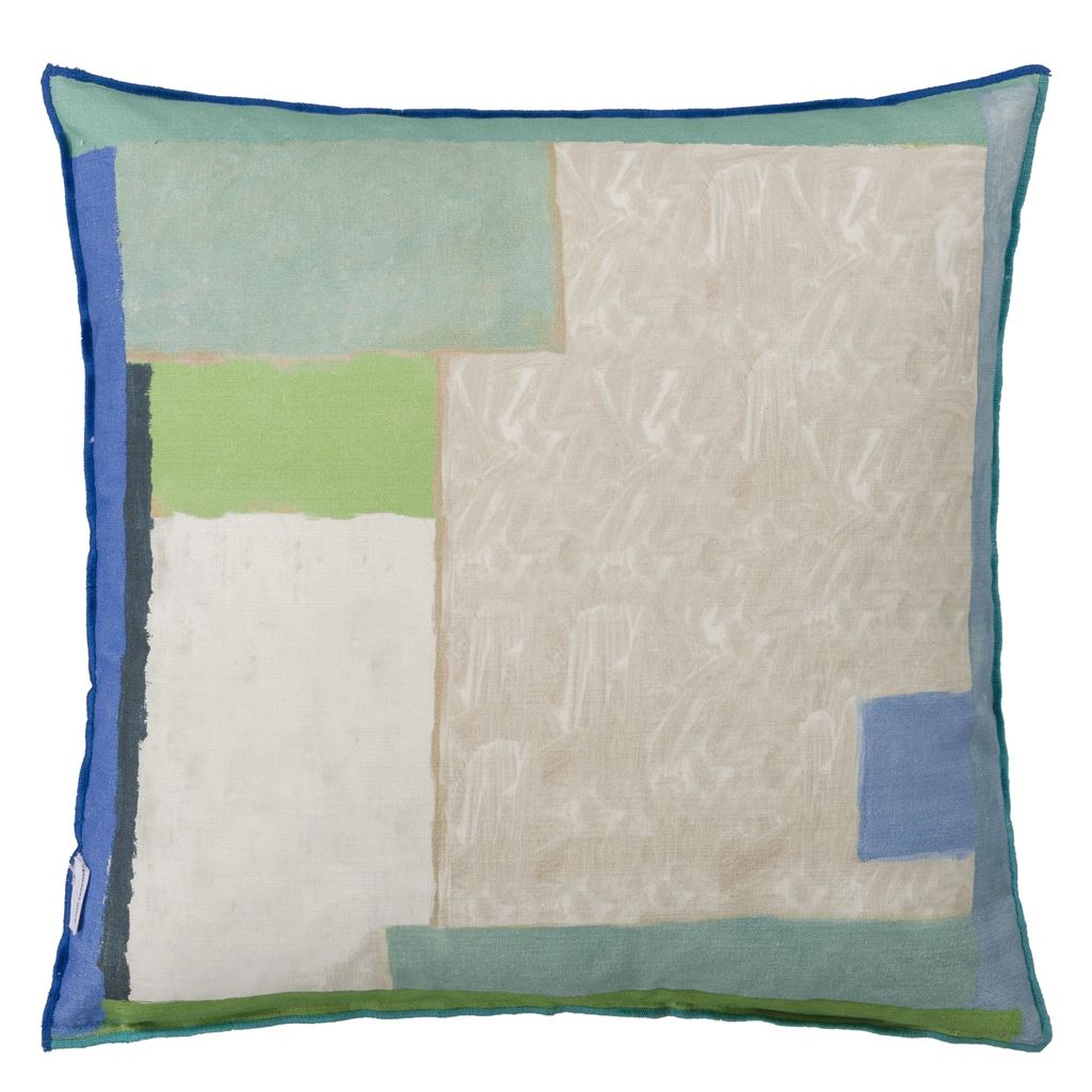 Celadon Vase Delft Cushion - Reverse
