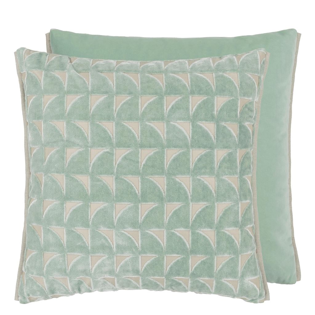 Marquise Duck Egg Cushion