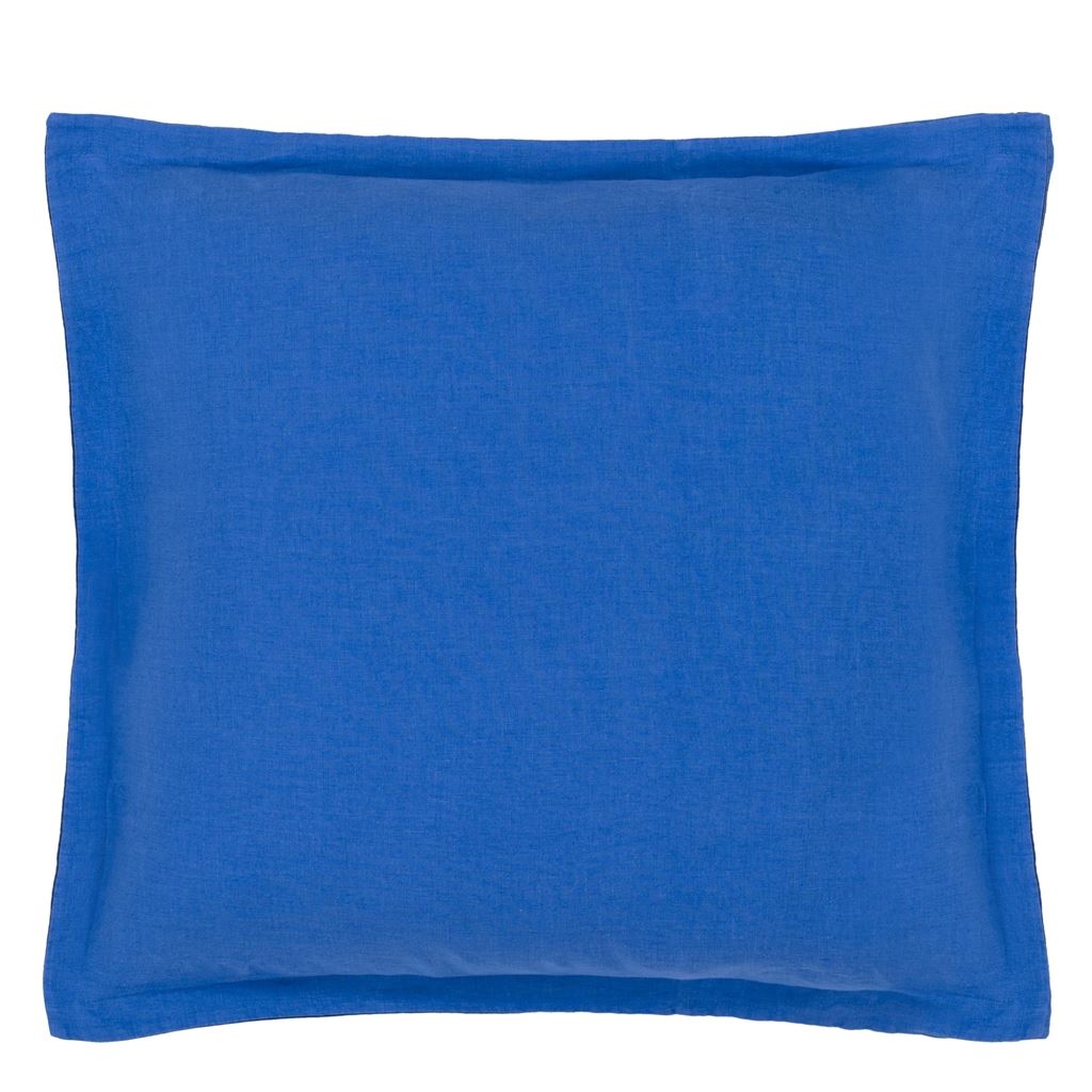 Biella Indigo & Lagoon European Pillowcase - Reverse