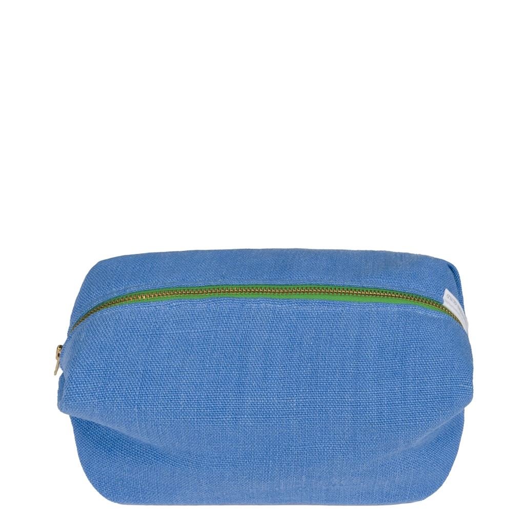 Brera Lino Cerulean Medium Washbag