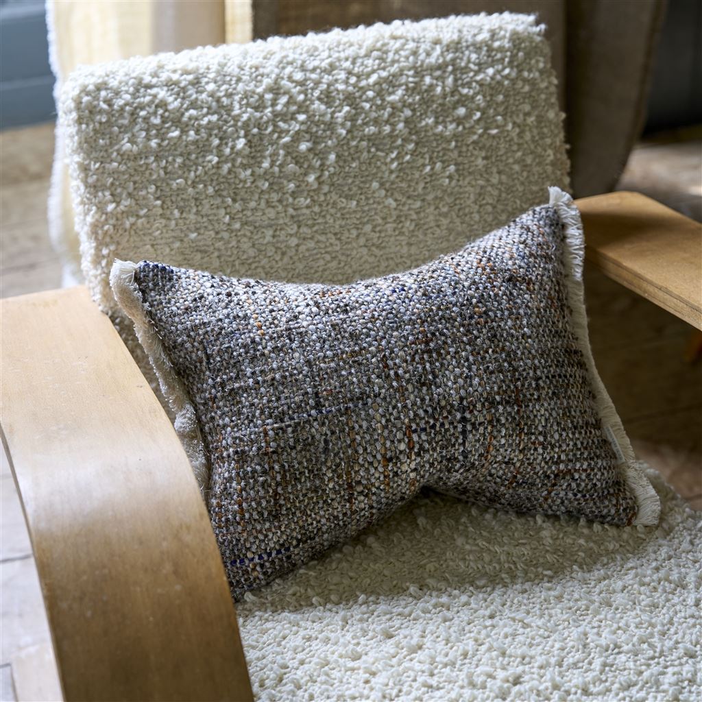 Pradelles Zinc  Textured Weave Cushion