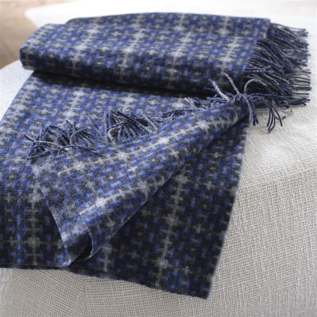 Coperta Pembroke Cobalto