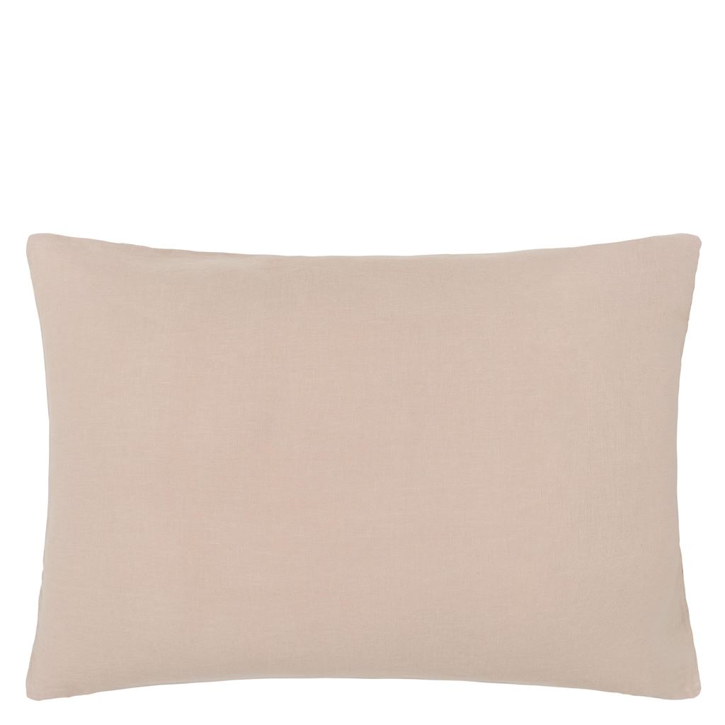 Biella Cameo & Parchment Standard Pillowcase - Reverse