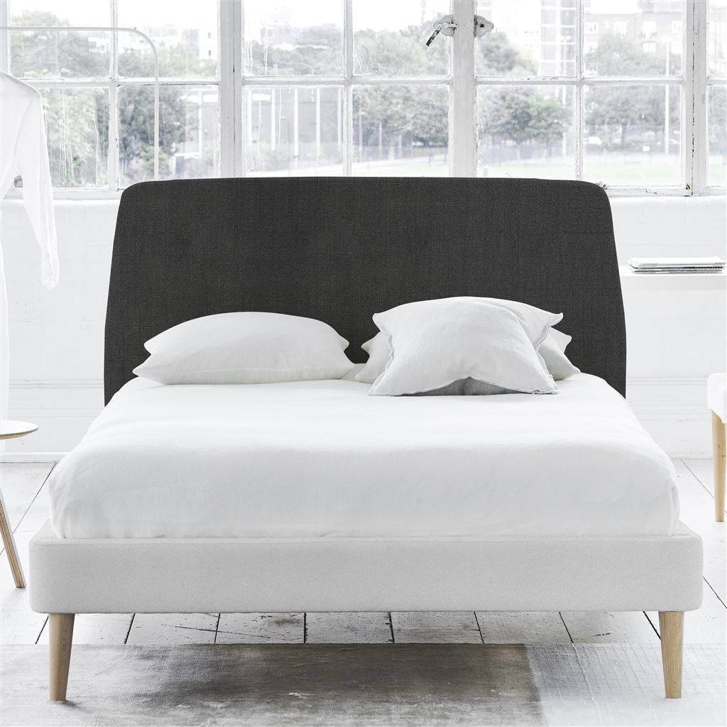 Cosmo Superking Headboard - Self Buttons - Brera Lino Espresso