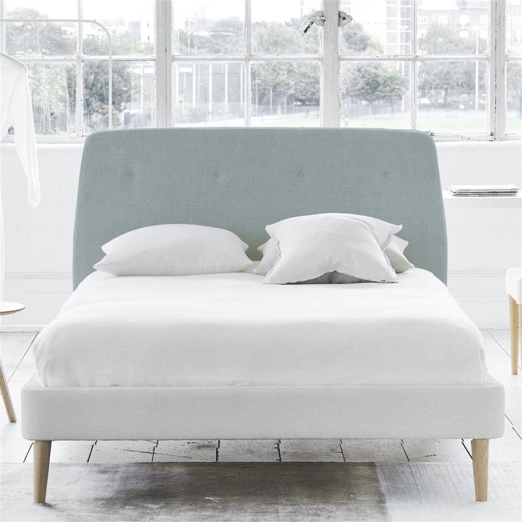 Cosmo Superking Headboard - Self Buttons - Brera Lino Lapis