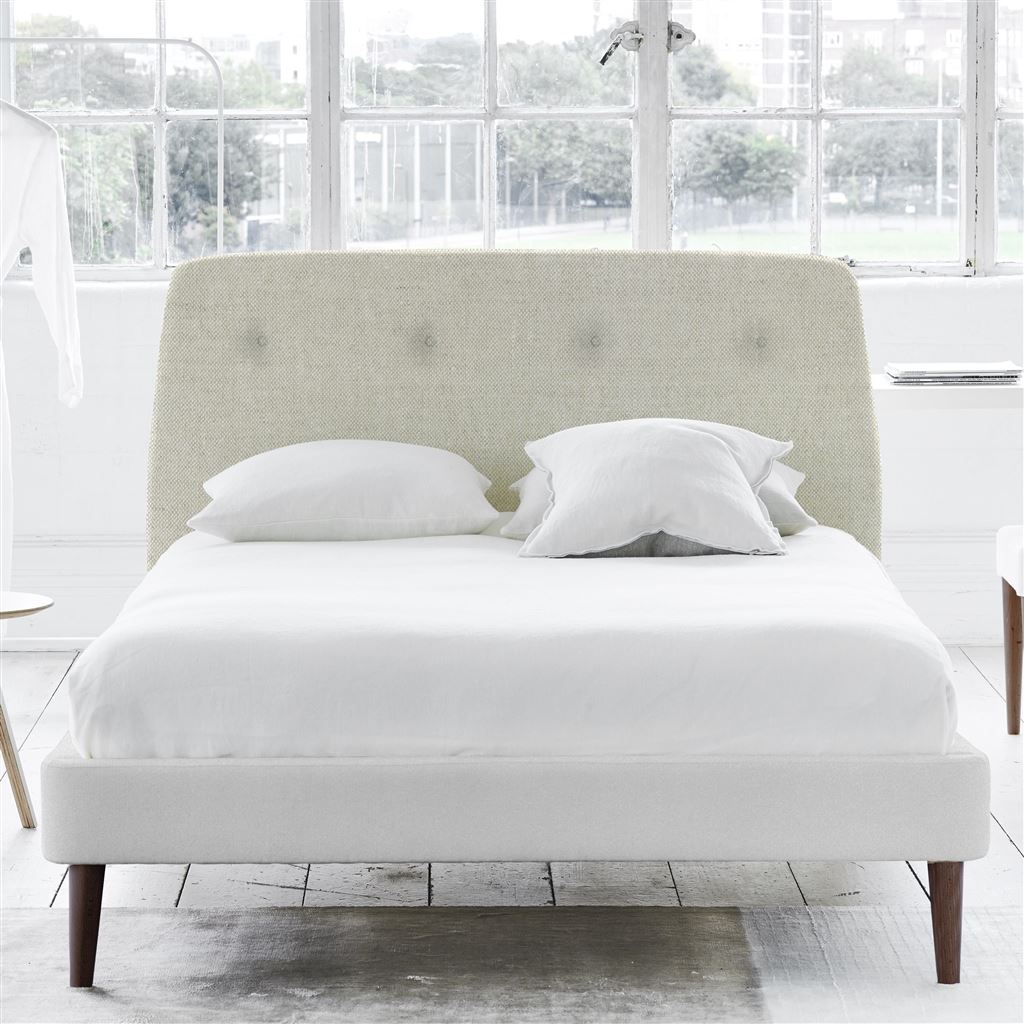 Cosmo Superking Headboard - Self Buttons - Brera Lino Natural
