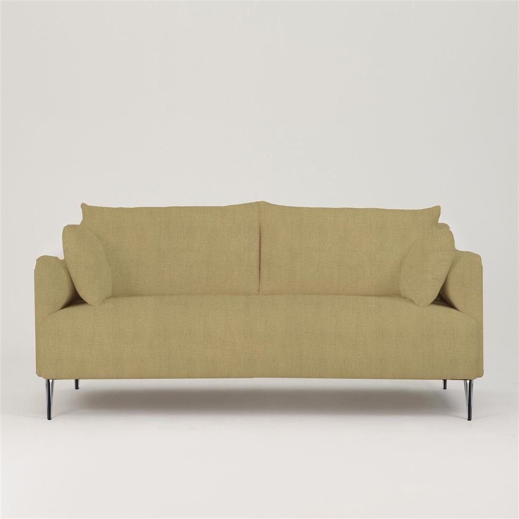 Positano 2.5 seater - Polished Steel Legs - Brera Lino Hemp