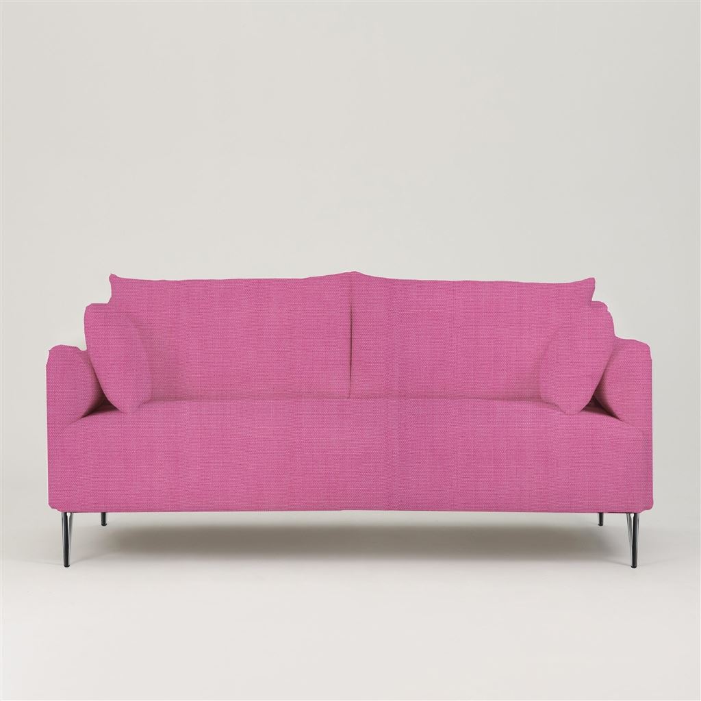 Positano 2.5 seater - Polished Steel Legs - Brera Lino Peony