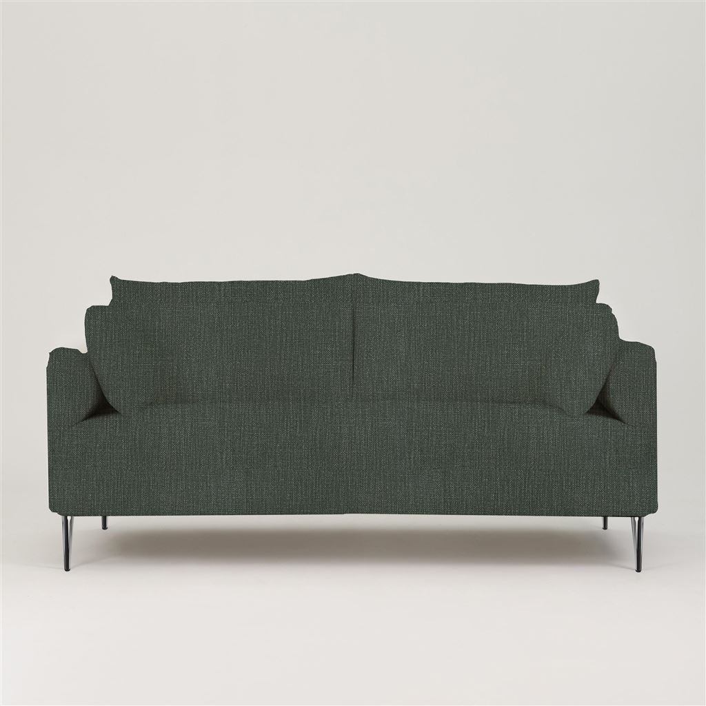 Positano 2.5 seater - Polished Steel Legs - Tortona Fir