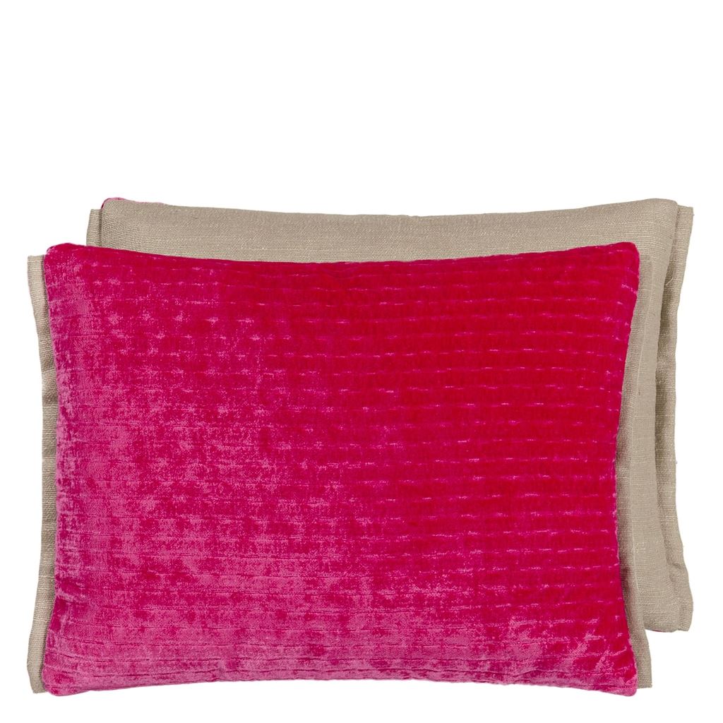 mazarin fuchsia cushion