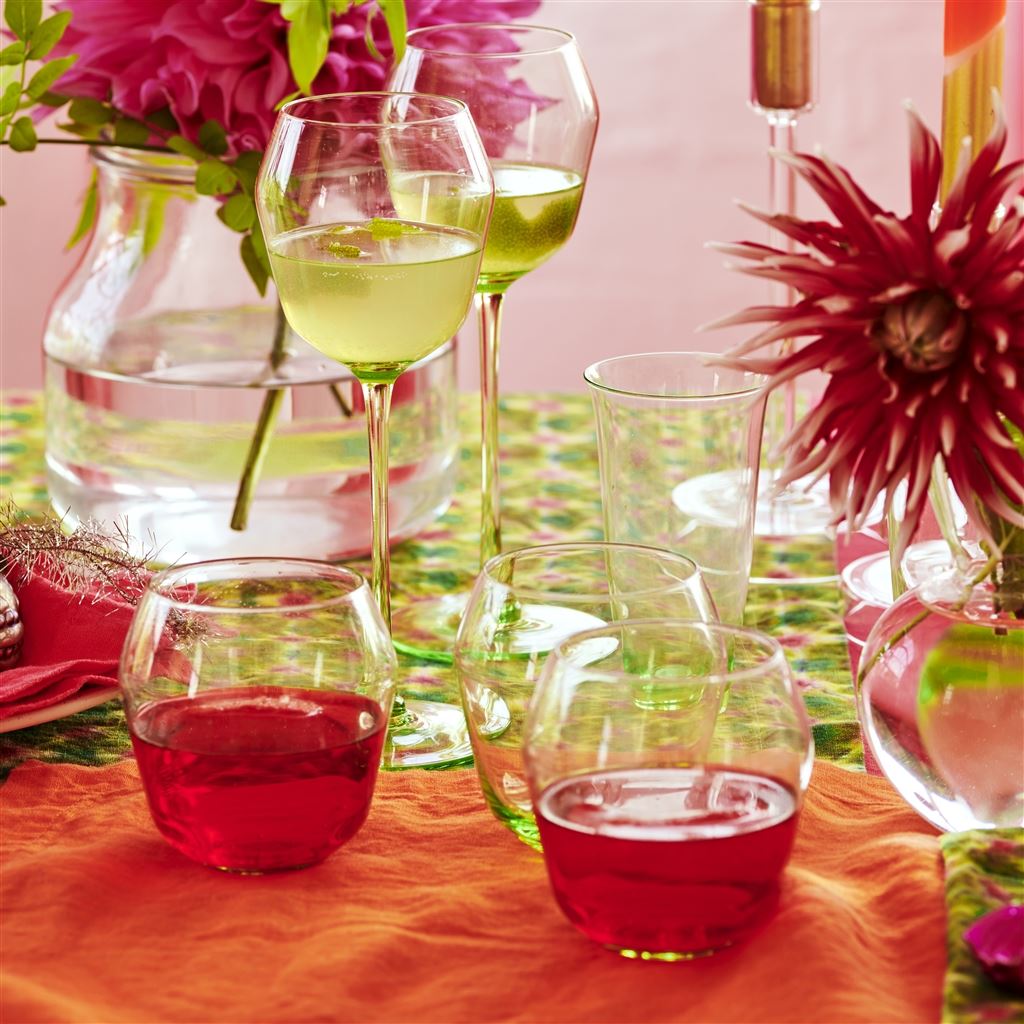 Green Wine Glass