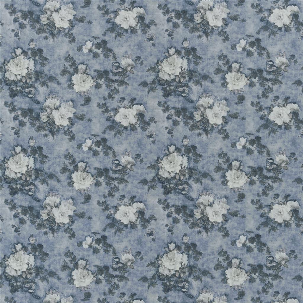 Impasto Floral - Denim