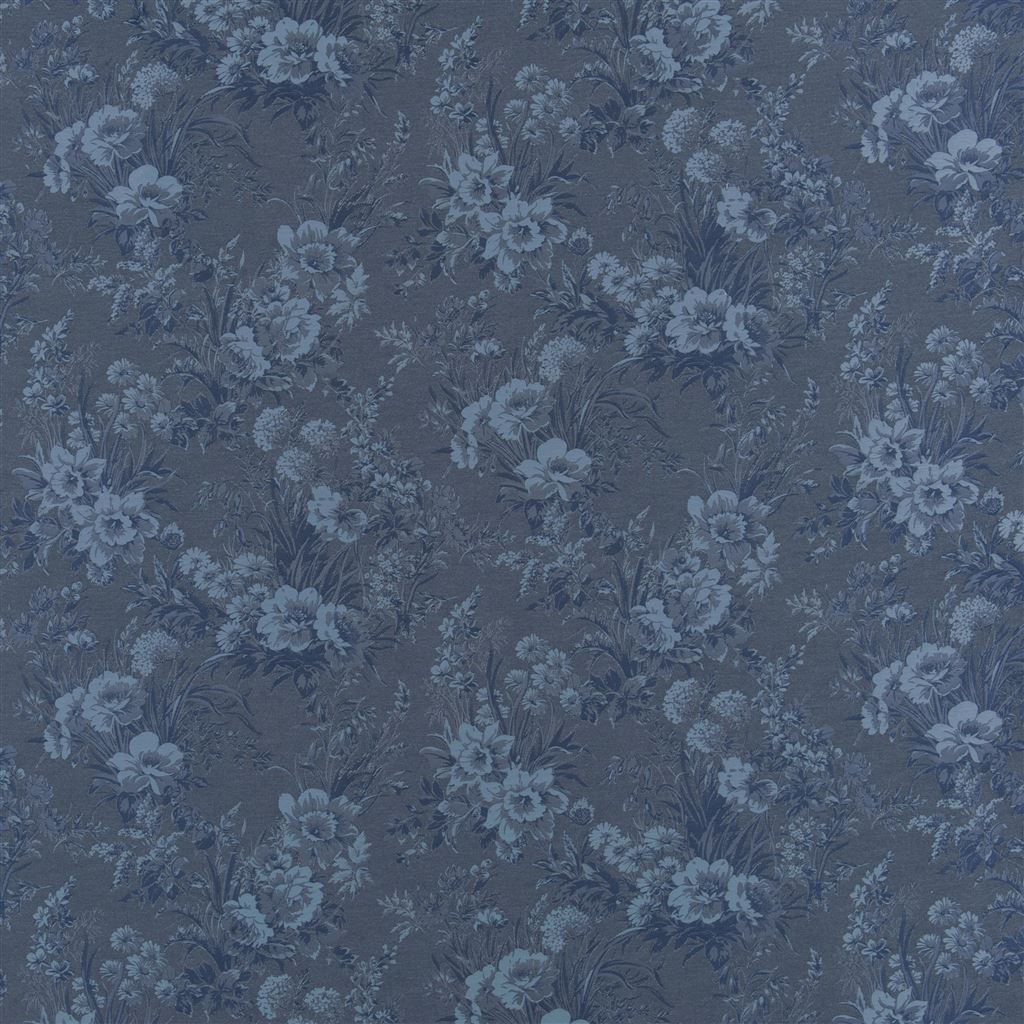 Callais Floral - Cyanotype
