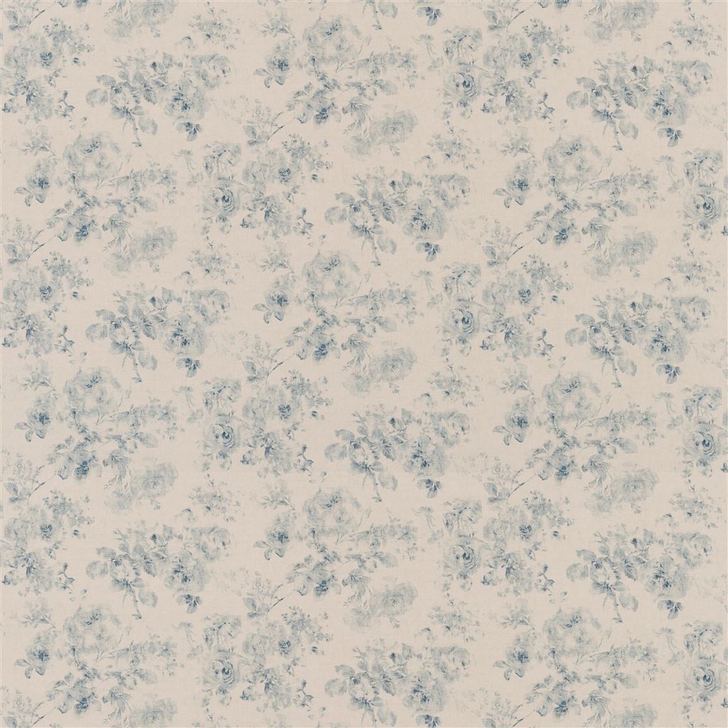 Leonor Weathered Floral Pale Blue