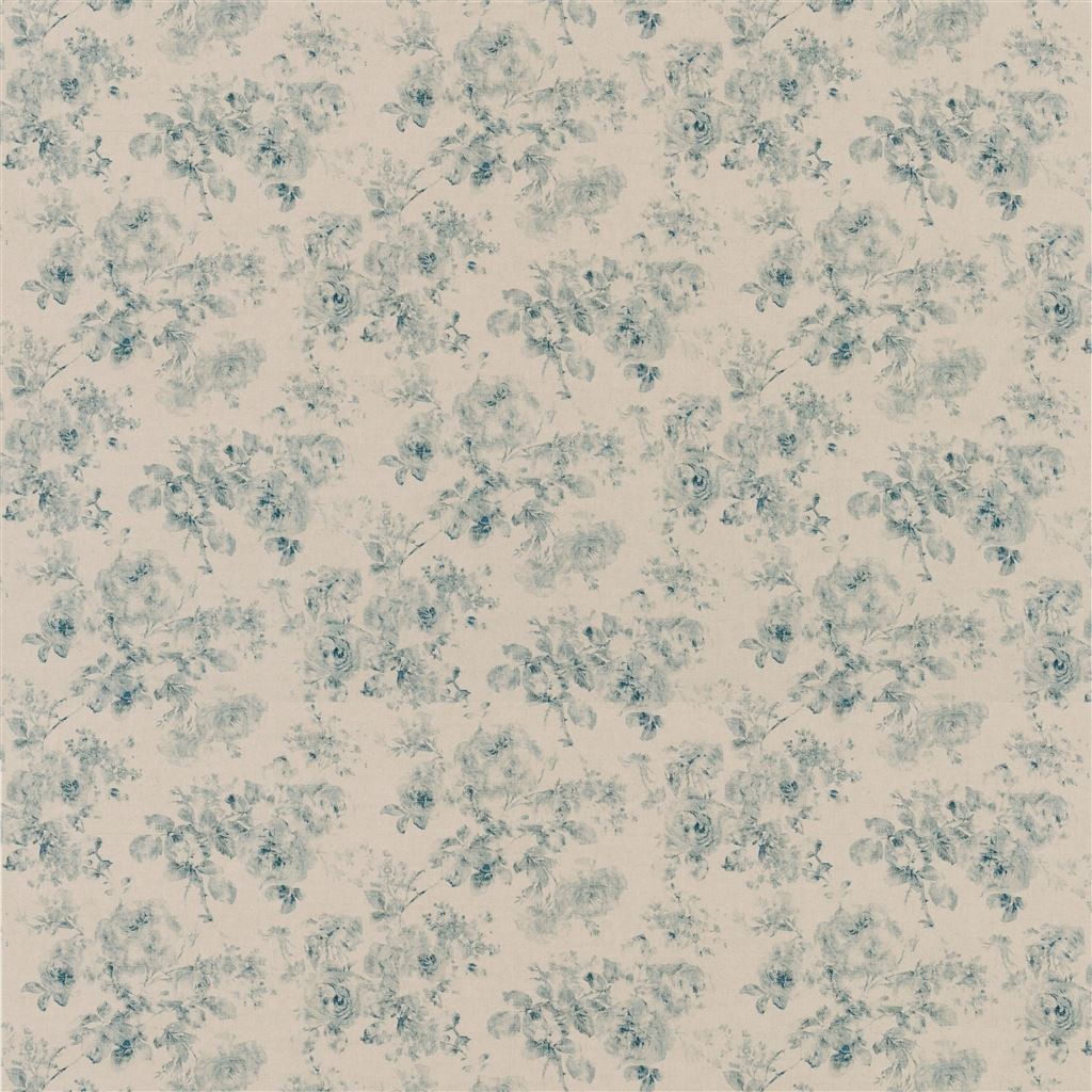Leonor Weathered Floral Vintage Blue