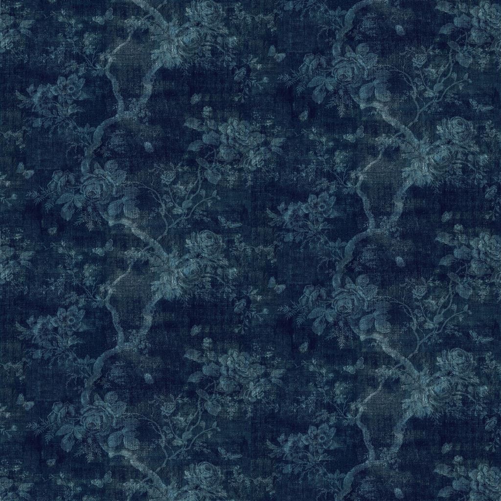 Beaton Floral Overdyed Indigo