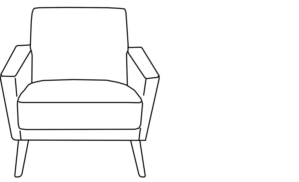 Wedge Sessel