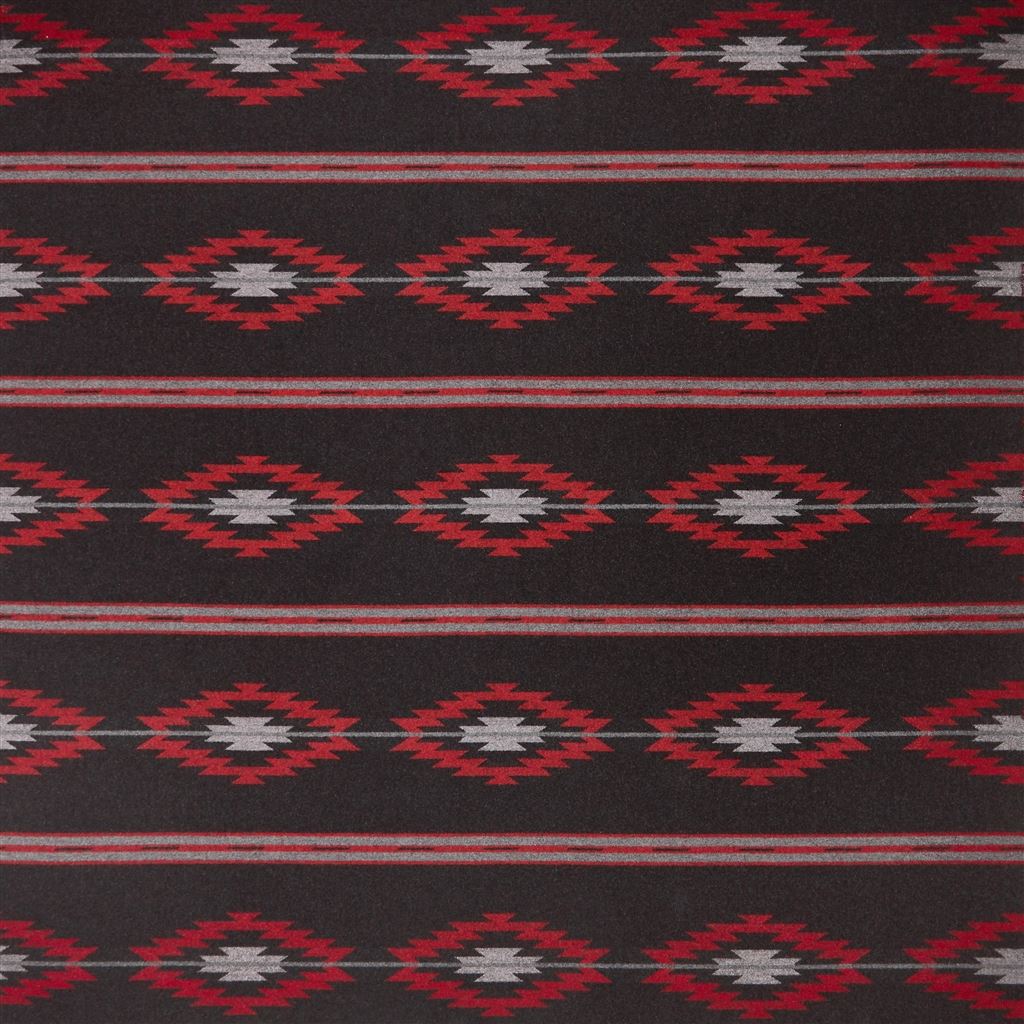 peppy's blanket - red/ black