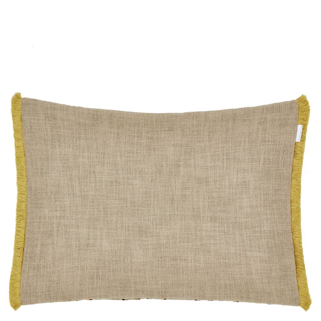 Trevenna Ochre Cushion - Reverse