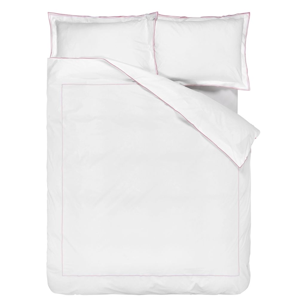 Astor Fuchsia Pink King Duvet Cover Set