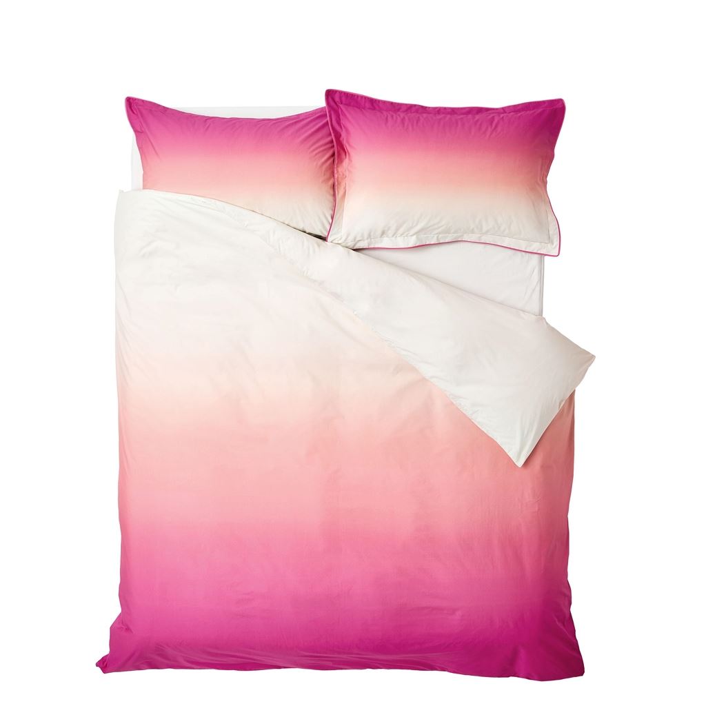 Savoie Fuchsia Pink Superking Duvet Cover Set