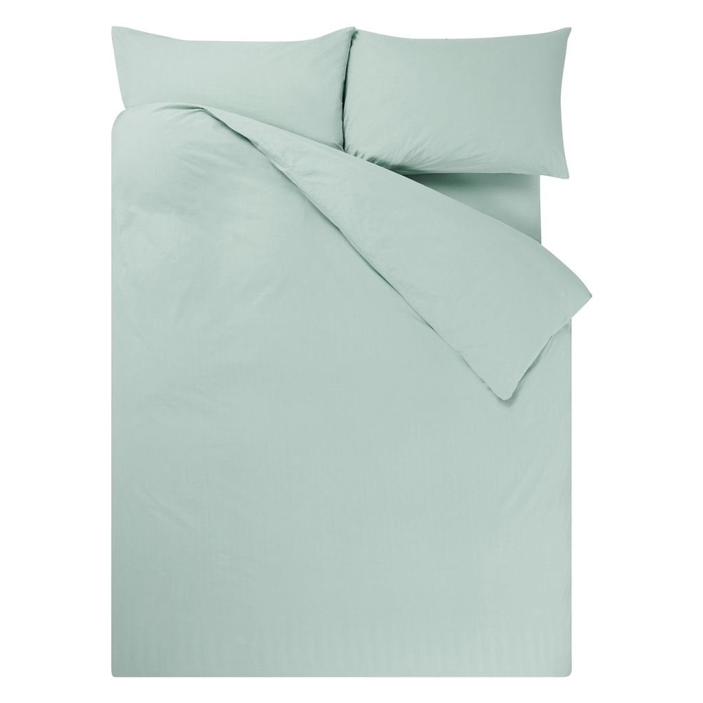 Loweswater Porcelain Green Organic Cotton Bed Linen Set