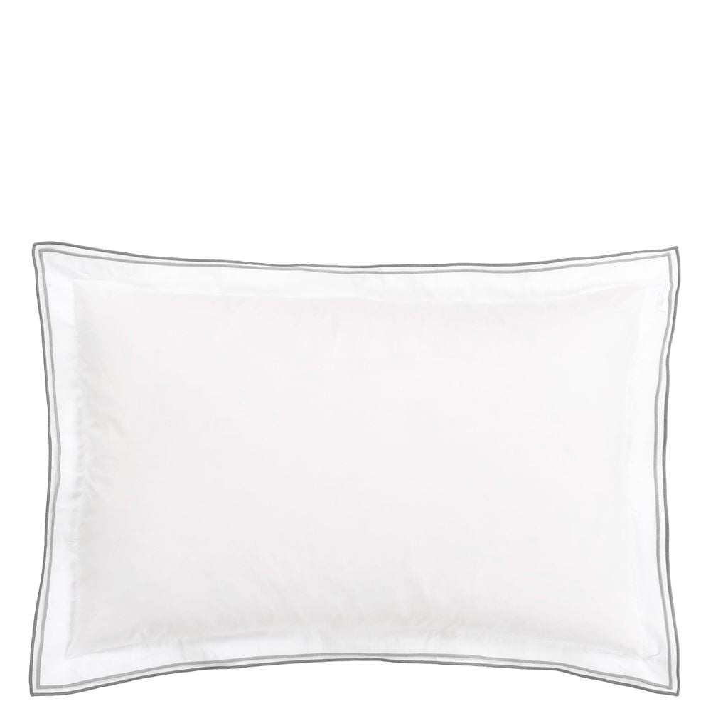 Astor Silver & Slate Oxford Pillowcases