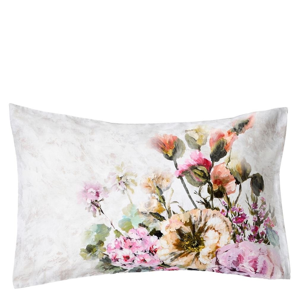Grandiflora Rose Cotton Duvet Cover Set