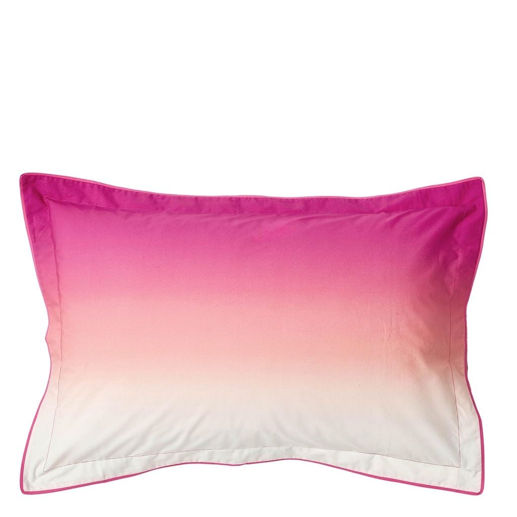 Savoie Fuchsia Pink Oxford Pillowcase Pair
