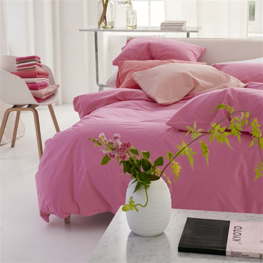 Loweswater Fuchsia Organic Cotton Bed Linen Set