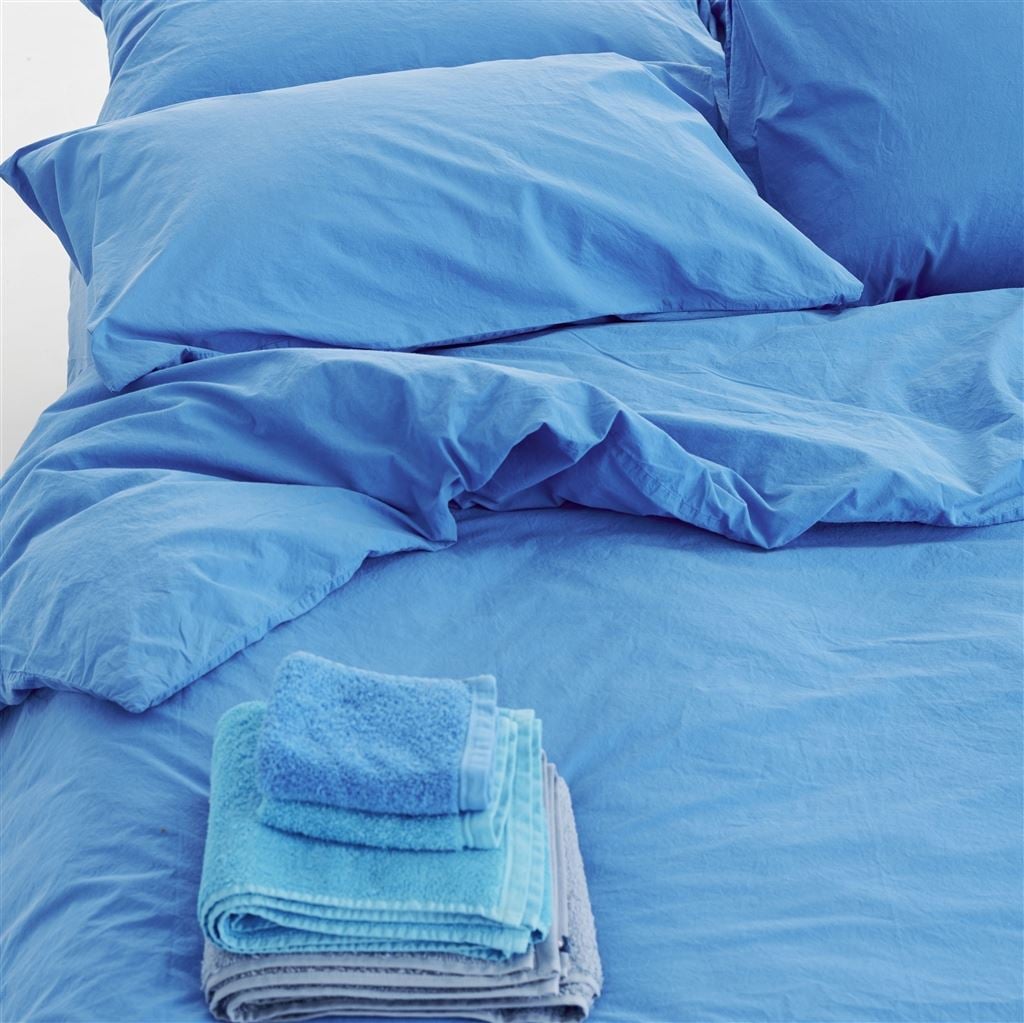 Loweswater Cobalt Organic Cotton Bed Linen Set