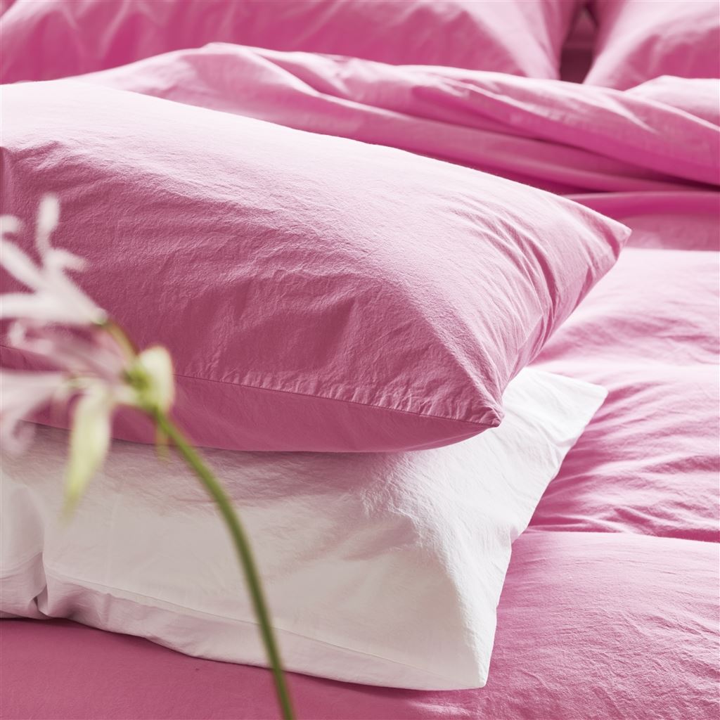 Loweswater Fuchsia Organic Cotton Bed Linen Set